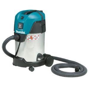 Makita VC3011L avec flexible, visuel extrait de la fiche produit du fabricant.